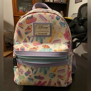 Disney loungefly crystal sidekicks mini backpack